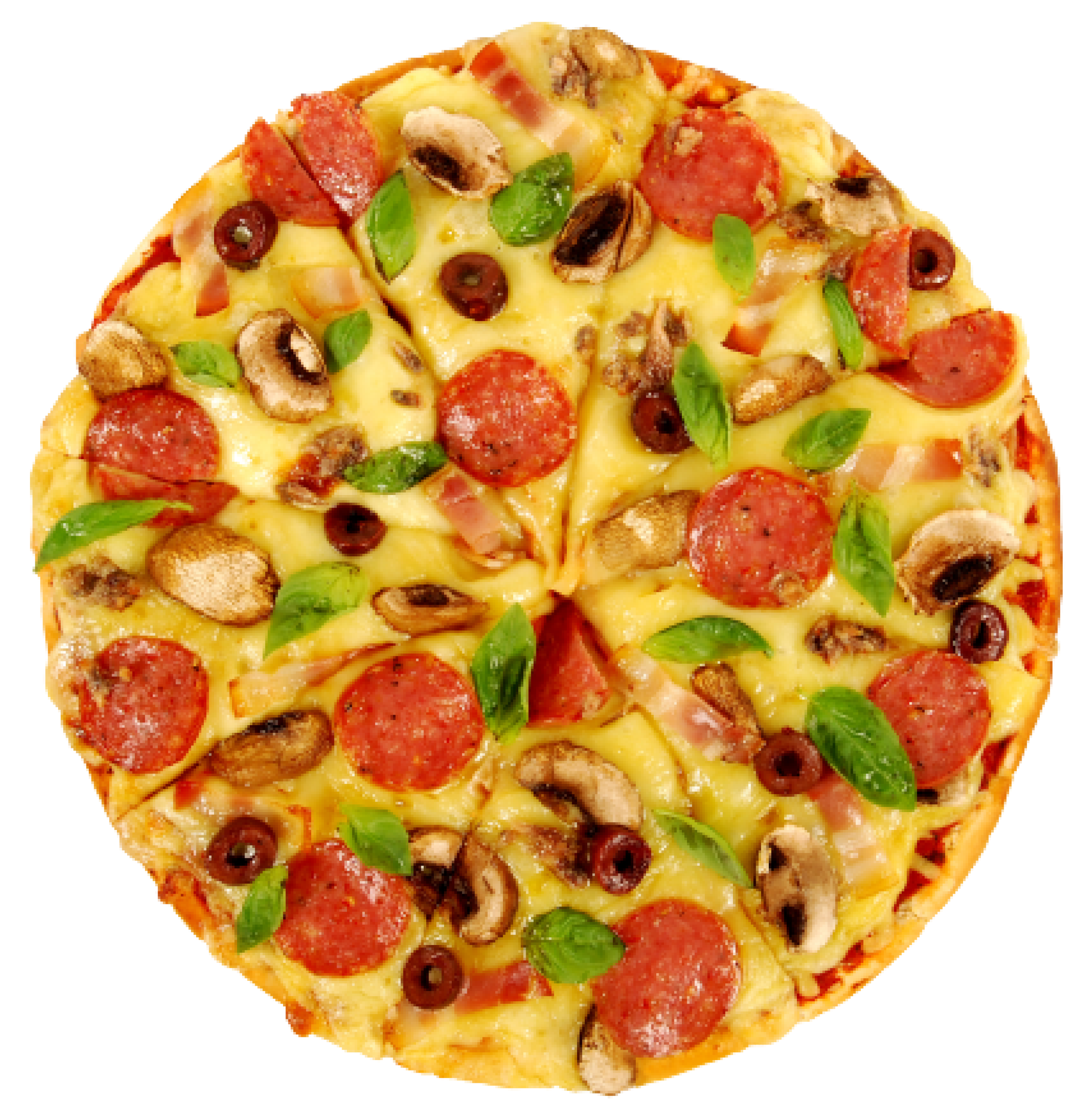 Frische Pizza, lokale Zutaten